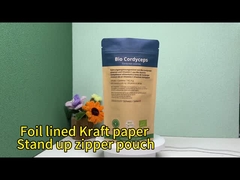 Κράφτ χαρτί τσάντα με σφραγίδα