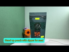 Πρωταθλήματα με επένδυση χαρτιού παράθυρο Custom Stand Up Pouch Packaging για τη συσκευασία τροφίμων ζαχαρωτών