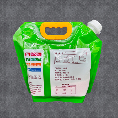 Αγορά 250 ml 1L 1.5L 2.5L 5L 10L Custom Stand Up Spout Pouch Bag Διπλώσιμη εξωτερική αποθήκευση online manufacture