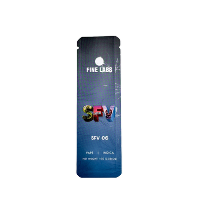 Αγορά Προσαρμοσμένα 1.0G Lay Flat Aluminum Foil Laminated Custom Mylar Bags με Tear Notch για συσκευασία Cookie Candy Flower Weed online manufacture