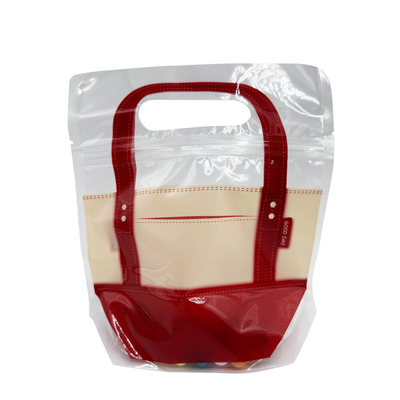 Αγορά Σχεδιασμός τσάντας πλαστικού Stand Up Zipper Pouches για συσκευασία τροφίμων Cookies Καραμέλες Φρούτα online manufacture