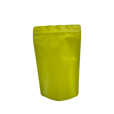 Αγορά Φόλιο επικαλυμμένο με ματ πράσινο Stand Up pouch με φερμουάρ για κόκκους καφέ Tea Leaves Packaging online manufacture