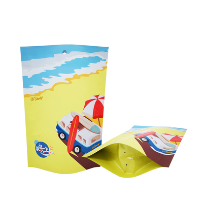 Εξωτερική ευέλικτη συσκευασία Φόλιου UV Spot Custom Printed Stand Up Bags για το κοτόπουλο, το βόειο κρέας, το κρέας που έχει ξεφλουδιστεί