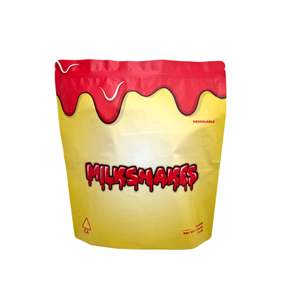 Υψηλό φραγμό 1lb Foil Laminated Stand Up Pouch με φερμουάρ για ζαχαρωτά τσίχλα Cookie Food Packaging